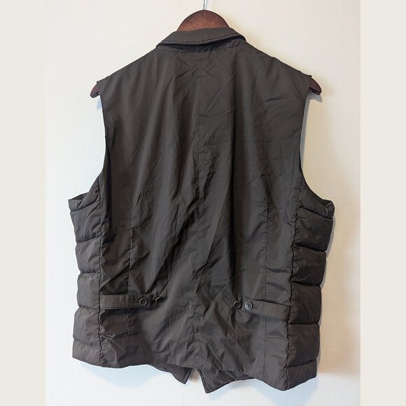 HERNO - Army green lightweight padded vest - Sz 54 - Picture 3 of 8